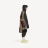 Men’s techwear poncho in black