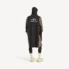 Men’s techwear poncho in black