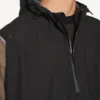 Men’s techwear poncho in black