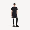 Men’s techwear short sleeve t-shirt in navy/white