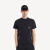 Men’s techwear short sleeve t-shirt in navy/white