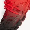 Men’s track gradient sneaker in red/black