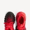 Men’s track gradient sneaker in red/black