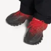 Men’s track gradient sneaker in red/black