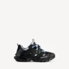 Men’s track shirt sneaker in black/blue Men’s track shirt sneaker in black/blue