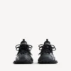 Men’s track signature sneaker in black/white