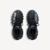 Men’s track signature sneaker in black/white