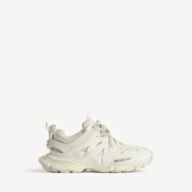 Men’s track sneaker in white