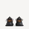 Men’s track trail laces sneaker in black/orange