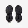 Men’s track trail laces sneaker in black/orange