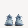 Men’s triple s canvas sneaker in blue