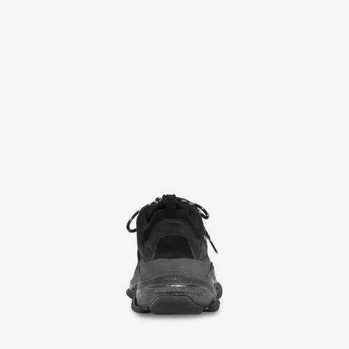 Men’s triple s clear sole sneaker in black Men’s triple s clear sole sneaker in black