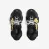 Women’s triple s tape type sneaker in black/yellow