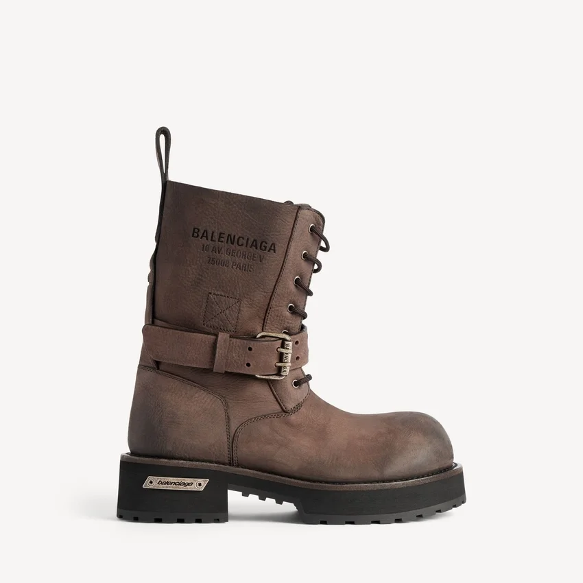 Men’s venom lace-up bootie in brown Men’s venom lace-up bootie in brown