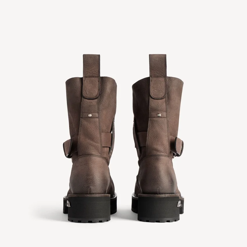 Men’s venom lace-up bootie in brown Men’s venom lace-up bootie in brown