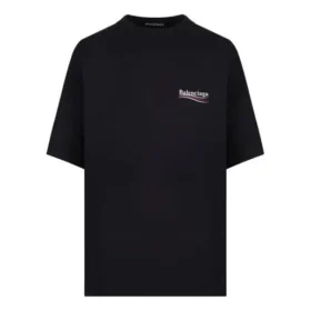 MENS SS20 Logo Loose Short Sleeve Black 620969TIV521070