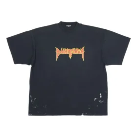 Metallica Short Sleeve T-Shirt Oversized Fit “Black Orange” 694576TMV880105