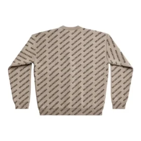 Mini Allover Logo Sweater “Beige” 736247T32339977