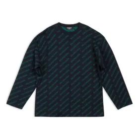 Mini Allover Logo Sweater “Dark Blue Green” 736247T32334301