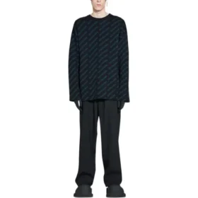 Mini Allover Logo Sweater “Dark Blue Green” 736247T32334301