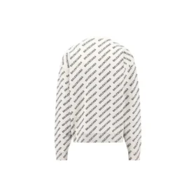 Mini Allover Logo Sweater “White Black” 736247T32339054