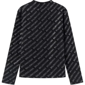Mini Allover Sweater “Black” 730402TNVQ91073