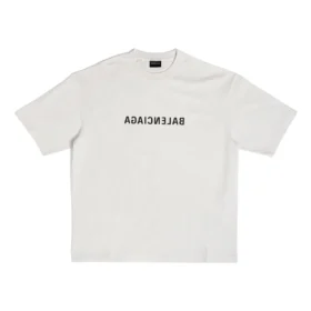 Mirror Balenciaga T-Shirt Medium Fit “Beige” 612966TNVV89784