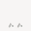 Nano xs stud earrings in silver