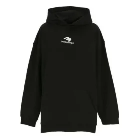 New Logo Popover Hoodie “Black White” 570811TNVH21070