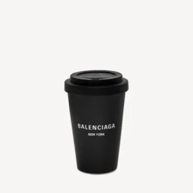 New york coffee cup in black