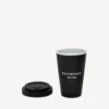 New york coffee cup in black