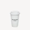 New york coffee cup in white