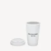 New york coffee cup in white