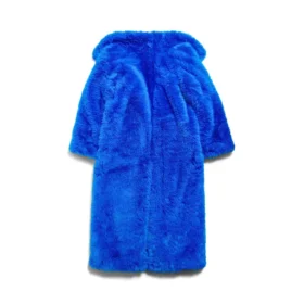 Off Shoulder Coat “Royal Blue” 794648TPQ234210