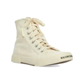 Paris High Top Sneakers “White Destroyed Cotton and White Sole” 688752W3RC49090 Paris High Top Sneakers “White Destroyed Cotton and White Sole” 688752W3RC49090