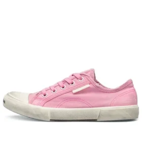 Paris Low Top Sneakers “Washed Pink Cotton and White Rubber” 688757W3RC25590 Paris Low Top Sneakers “Washed Pink Cotton and White Rubber” 688757W3RC25590