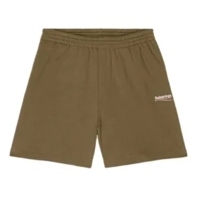 Political Campaign Sweat Shorts “Khaki” 676137TKVI92463