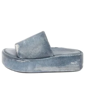 Rise Sandals “Denim Print Leather” 656960WBMA14000 Rise Sandals “Denim Print Leather” 656960WBMA14000