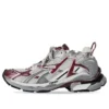 Runner Sneakers “Grey Burgundy Mesh and Nylon” 677402W3RB39069