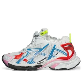 Runner Sneakers “White Blue Red Mesh and Nylon” 677403W3RB69645