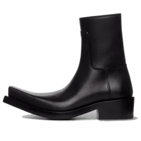 Santiago Booties “Black Matte Calfskin” 745530WBDO01000