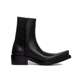 Santiago Booties “Black Matte Calfskin” 745530WBDO01000