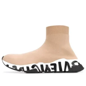 Speed Graffiti Sneakers “Beige Knit with White and Black Graffiti Sole Unit” 605942W2DB79791 Speed Graffiti Sneakers “Beige Knit with White and Black Graffiti Sole Unit” 605942W2DB79791