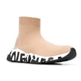 Speed Graffiti Sneakers “Beige Knit with White and Black Graffiti Sole Unit” 605942W2DB79791 Speed Graffiti Sneakers “Beige Knit with White and Black Graffiti Sole Unit” 605942W2DB79791