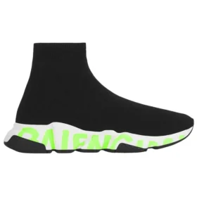 Speed Graffiti Sneakers “Black Knit Fluo Green Graffiti Sole Unit” 605972W05GY1935 Speed Graffiti Sneakers “Black Knit Fluo Green Graffiti Sole Unit” 605972W05GY1935