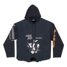 Speed Hunters Upside Down Hoodie Oversized “Black Faded” 698156TMVD11000 Speed Hunters Upside Down Hoodie Oversized “Black Faded” 698156TMVD11000