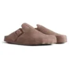 Sunday Mules “Tan Matte Calfskin” 761712WCGA12010