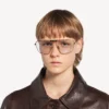 Tag 2.0 navigator sunglasses in gold Tag 2.0 navigator sunglasses in gold