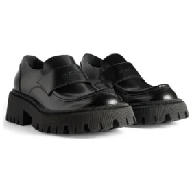 Tractor Loafer Shoes “Black Smooth Calfskin” 760439WA8E91000