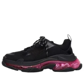 Triple S “Clear Sole – Black Pink Neon” 544351W2FR11053